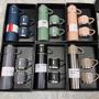 Imagem de Garrafa Térmica Vacuum Flask Inox 500ml + 3 Xícaras 