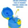 Imagem de Garrafa Top Handle Bob Esponja com canudo
