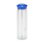 Imagem de Garrafa Transparente 500ml Parede Dupla Squeeze Tampa Azul 