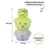 Imagem de Garrafa urso smile de plástico com alça 700ml
