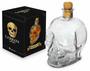 Imagem de Garrafa Vidro 750ml Caveira Skull Viking Whisky Vodka Pinga - Brasfoot