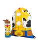 Imagem de Garrafa Woody Toy Story 450Ml Mochila Tipo Saco 30X43Cm