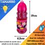 Imagem de Garrafinha Agua Infantil 420 Ml Canudo Menino Menina Lindas