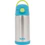 Imagem de Garrafinha copo termico infantil bebe 400 ml parede dupla com canudo extra silicone
