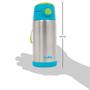Imagem de Garrafinha copo termico infantil bebe 400 ml parede dupla com canudo extra silicone