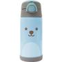 Imagem de Garrafinha copo termico infantil gumy 400 ml parede dupla com canudo extra silicone