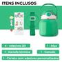 Imagem de Garrafinha De Agua Infantil 700 ml Squeeze Térmica  - VERDE