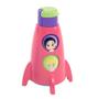 Imagem de Garrafinha de Foguete Infantil com Janelinhas 320ml Rosa
