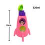 Imagem de Garrafinha de Foguete Infantil com Janelinhas 320ml Rosa