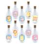 Imagem de Garrafinha de Plastico 50ml com Tampa Rolha - Festa Bichinhos Baby - 10 Unidades -