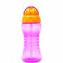 Imagem de Garrafinha Fresh Infantil com Tampa e Canudo - 300ml - Rosa - Buba