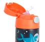 Imagem de Garrafinha Térmica Infantil Thermos 355ml Tubarão no Espaço