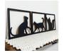 Imagem de Gato 3 Quadros Pet 15Cm Cada Decoração Gatinhos Mdf 3 Gatos