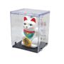 Imagem de Gato Sorte Maneki Neko Branco 5,5cm Alt. Solar