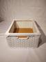 Imagem de gaveta caixa organizadora sem tampa  porta objetos para closet banheiros  fibra sintético 25x29x15