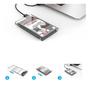 Imagem de Gaveta Case Hd Externo Transparente Sata 2.5 Usb 3.0 6Gbps
