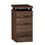 Imagem de Gaveteiro Alto Com 03 Gavetas PE40 Pandin Walnut