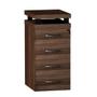 Imagem de Gaveteiro Alto Com 04 Gavetas PE40 Pandin Walnut