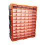 Imagem de Gaveteiro caixa organizadora 60 gavetas organizador multiuso peças parafusos 120 divisorias multiuso plastico profissional