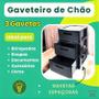 Gaveteiro de Chão Preto 3 Gavetas Organizador Multiuso Casa Escritorio Espaçoso Resistente Duravel - São Bernardo Imagem de Gaveteiro de Chão Preto 3 Gavetas Organizador Multiuso Casa Escritorio Espaçoso Resistente Duravel