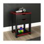 Imagem de Gaveteiro Gamer 2 Gavetas 39,5x56x35,6 cm Preto/Vermelho