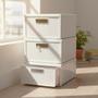 Imagem de Gaveteiro Modular Rattan Branco C 32,8 X L 26,5 X A 14,5 Cm