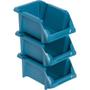 Imagem de Gaveteiro Plástico Modelo Prático Nº 3 Azul Vonder