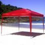 Imagem de Gazebo Articulado 2x2 Aluminizado Tendas Wild Praia E Campo - Vermelho