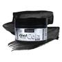 Imagem de Gel Cola Black Preto Siliconado Fixa Penteado Cabelos Hidratados Definição Antifrizz Prolongada 240g, Yelsew