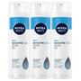 Imagem de Gel de barbear Nivea Men Sensitive Cool com algas marinhas, 210 ml, pacote com 3 unidades