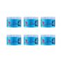 Imagem de Gel Fixador Bozzano 300G Azul - Kit Com 6Un