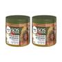Imagem de Gel Fixador Salon Line Sos Revi eite Oliva 550G- Kit C/2Un