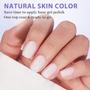 Imagem de Gel Nail Tips btartboxnails XS Short Square Milky White