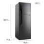 Imagem de Geladeira Electrolux Frost Free com AutoSense 480L Efficient Duplex Black Inox Look (TF71B)
