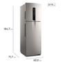 Imagem de Geladeira Electrolux Frost Free Inverter 410L Efficient com AutoSense Inox Look (IF46S)
