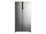 Imagem de Geladeira Electrolux Frost Free Inverter 440L Efficient com AutoSense Side by Side cor Inox Look (IS4S)