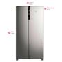 Geladeira Electrolux Side by Side Efficient com Tecnologia AutoSense 435L (IS4S) Imagem de Geladeira Electrolux Side by Side Efficient com Tecnologia AutoSense 435L (IS4S)