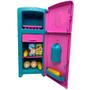 Imagem de Geladeira Infantil Duplex Brinquedo Cozinha Com Acessórios