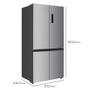 Imagem de Geladeira Multidoor 4 Portas 589 Litros TCL C589CDN1