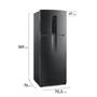 Imagem de Geladeira/Refrigerador Electrolux Frost Free Inverter 480L Efficient com AutoSense SmartBivolt Duplex Black Inox Look IT07B