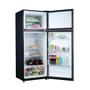 Imagem de Geladeira Refrigerador HQ Defrost 230 Litros Preto/Inox HQ-230RDF 220V