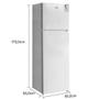 Imagem de Geladeira Refrigerador HQ Defrost 290 Litros Branco HQ-290RDF 127V