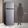 Imagem de Geladeira Refrigerador HQ Frost Free 360 Litros Cinza/Preto HQ-360RFF