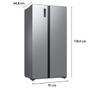 Imagem de Geladeira Side By Side RS52 Com All Around Cooling 490L Inox 127V