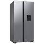 Imagem de Geladeira Side by Side SmartThings com Dispenser de Água Samsung RS57 Inox 560L