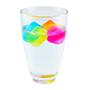 Imagem de Gelo Artificial Colorido Ice Cubes Colors - C/ 10pc