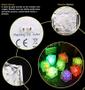 Imagem de Gelo com Luz Led Colorido - Kit com 12 Cubos - Ice Cubes - Festa Decoração Drinks HM6615