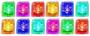 Imagem de Gelo com Luz Led Colorido - Kit com 12 Cubos - Ice Cubes - Festa Decoração Drinks HM6615