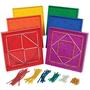 Imagem de Geoboard Educativo - Frente e Verso com Elásticos (6 Peças)