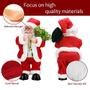 Imagem de Gfilay Twerking Papai Noel, Natal animado cantando Papai Noel Doll Plush interativo dançando Papai Noel brinquedos para crianças